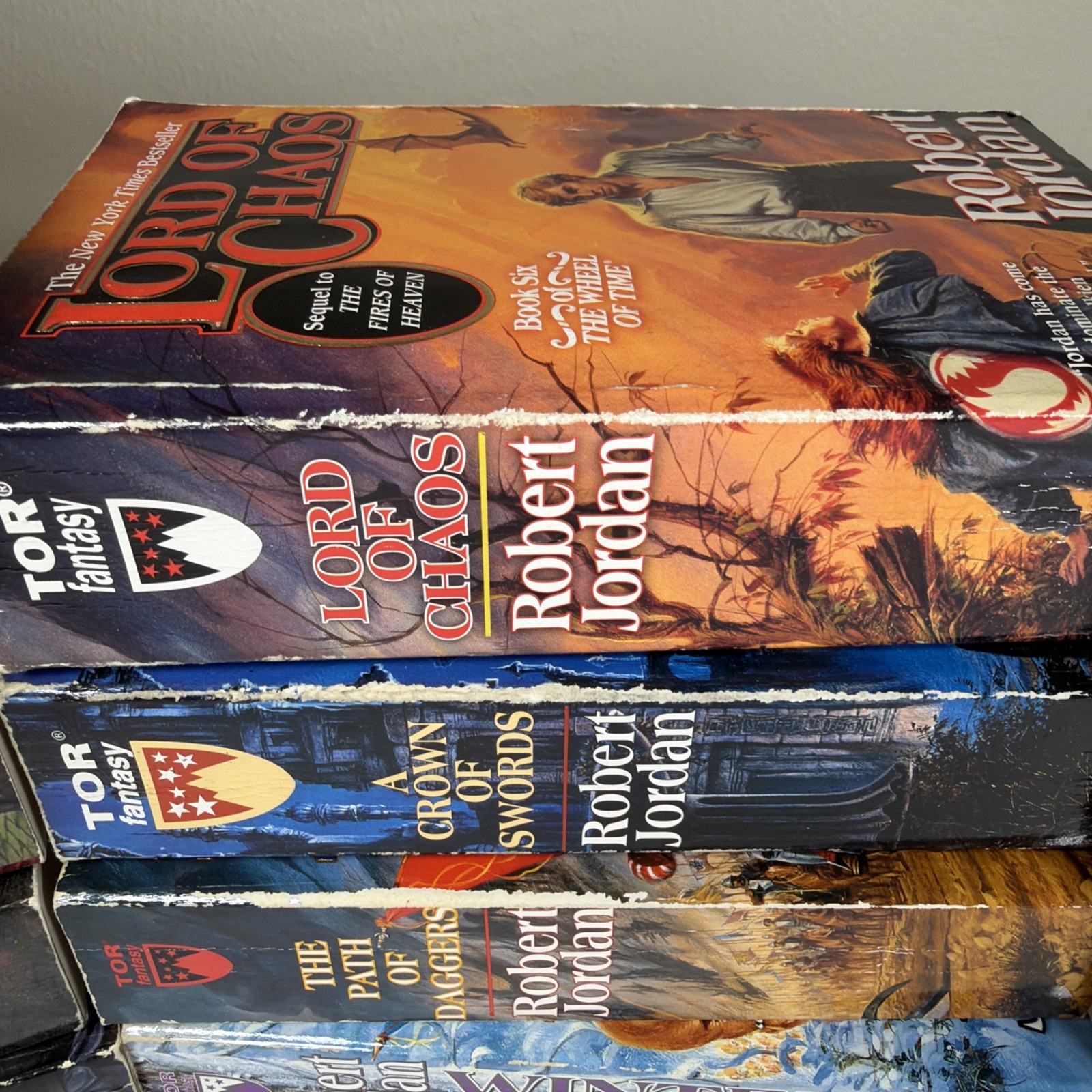Robert Jordan Wheel of Time Fantasy Series Paperbacks 1-13 Lot