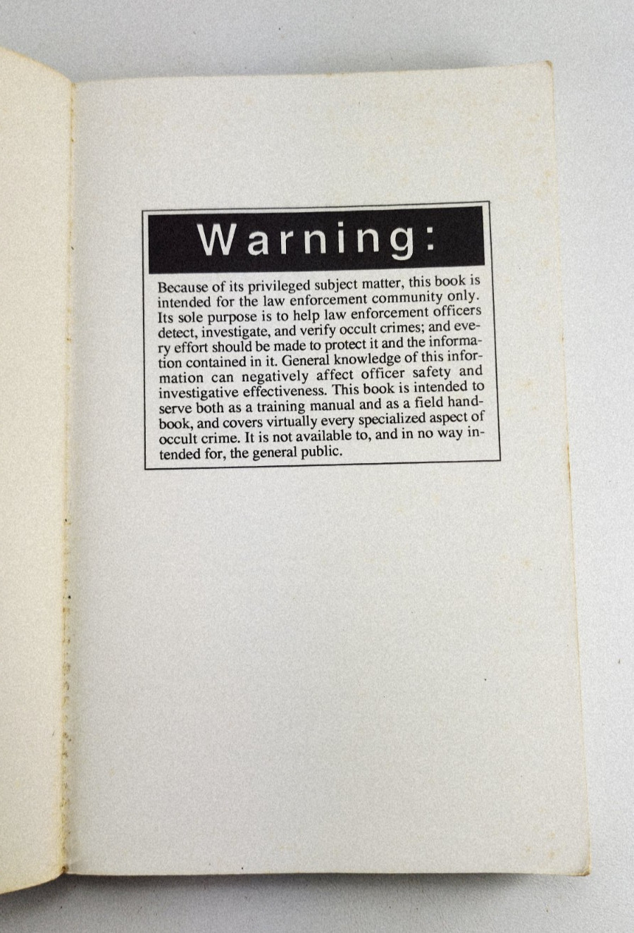 Occult Crime: Detection, Investigation, Verification, William Edward Lee Dubois