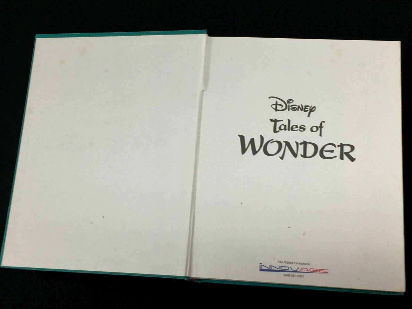 Disney Tales of Wonder HC 2006 8 Stories Pixar Innovage Reading Copy