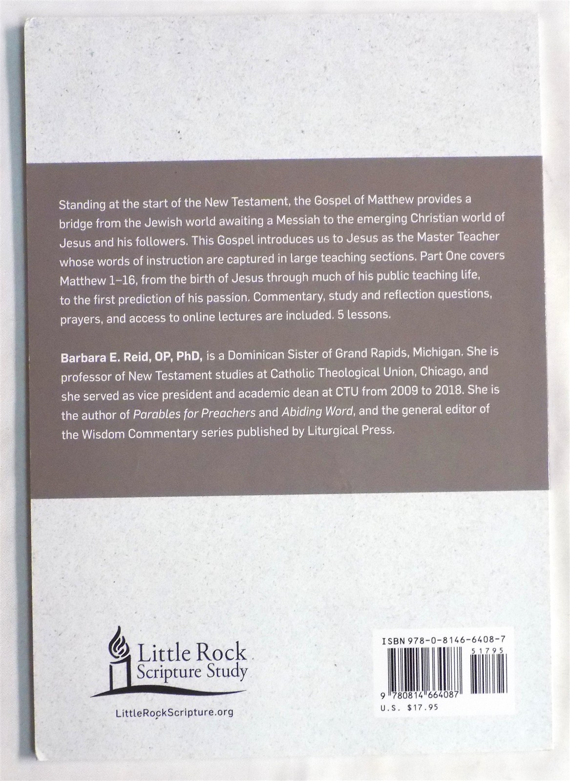 Gospel According to Matthew, Part One and Two by Barbara E. Reid 2019 Paperback
