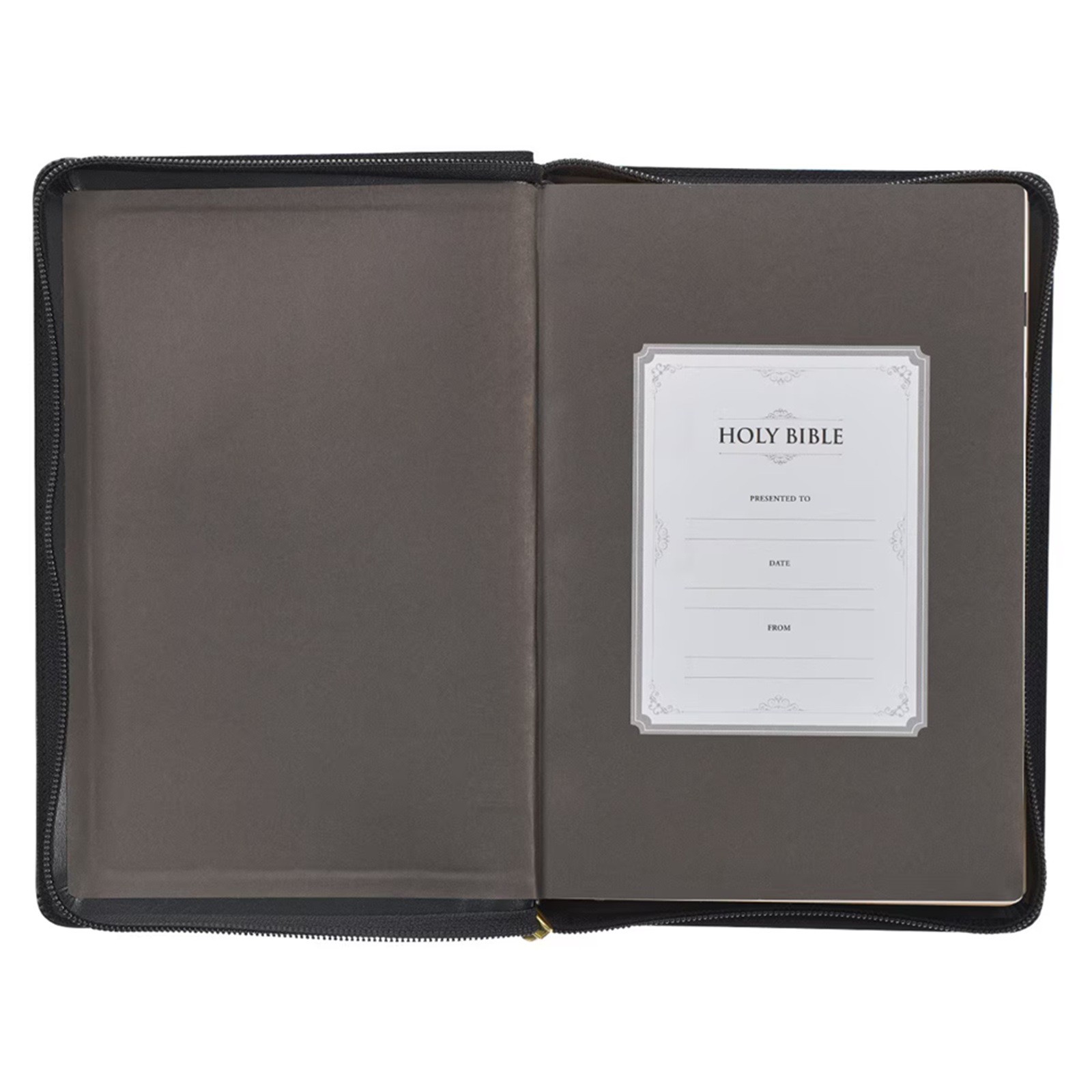 KJV Giant Print Bible Black with Zipper Faux Leather BRAND NEW in Shrink Wrap!!!