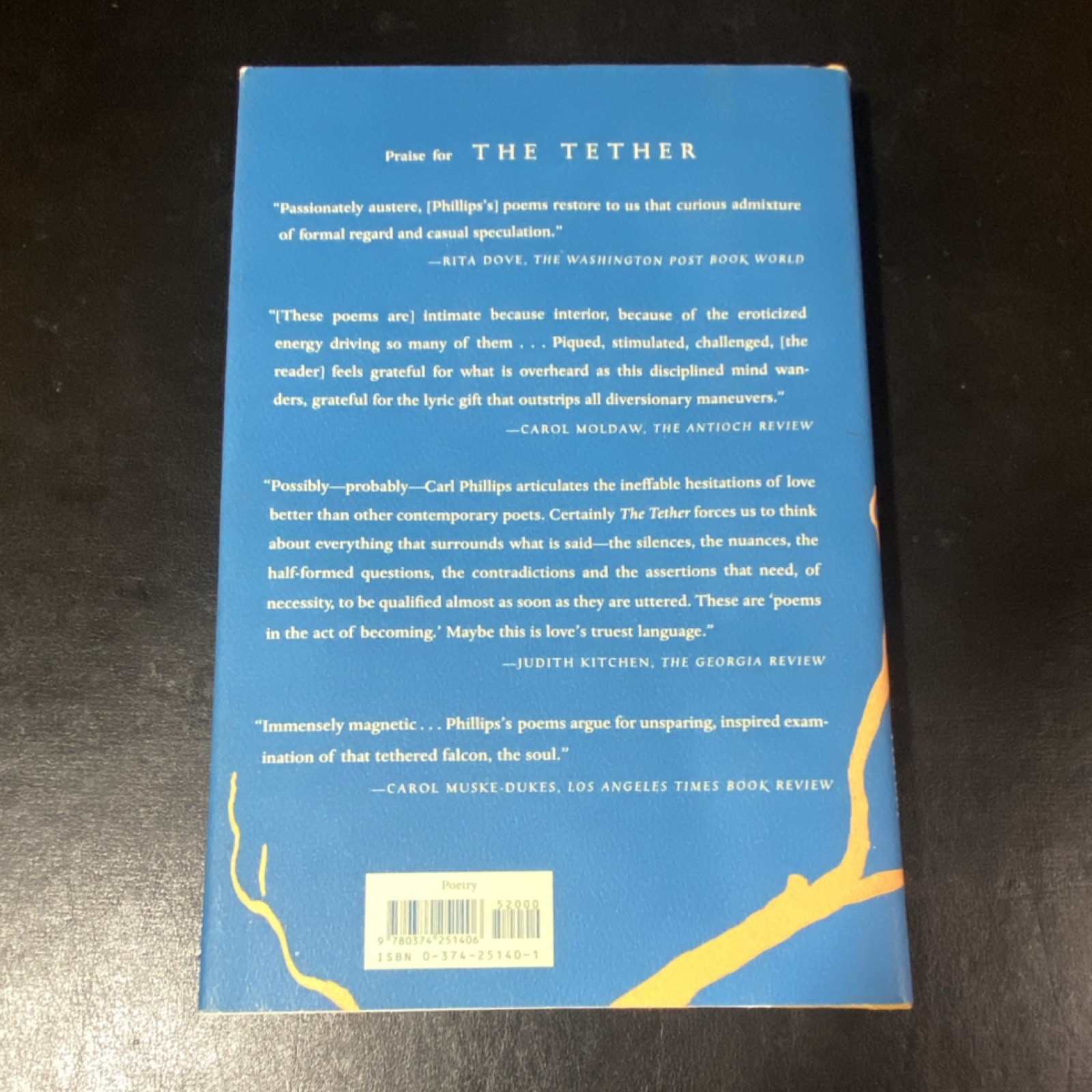 Rock Harbor: Poems by Carl Phillips Hardcover 2002 Farrar Straus & Giroux