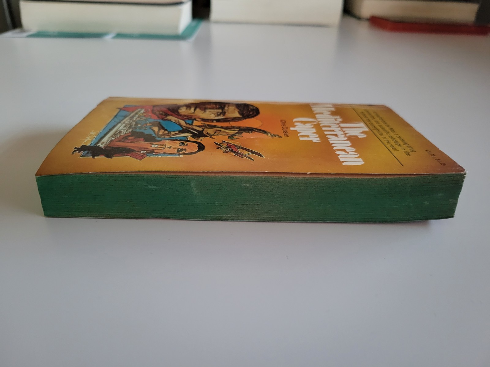 1973 THE MEDITERRANEAN CAPER CLIVE CUSSLER 1ST /1ST EDITION PAPERBACK DIRK PITT