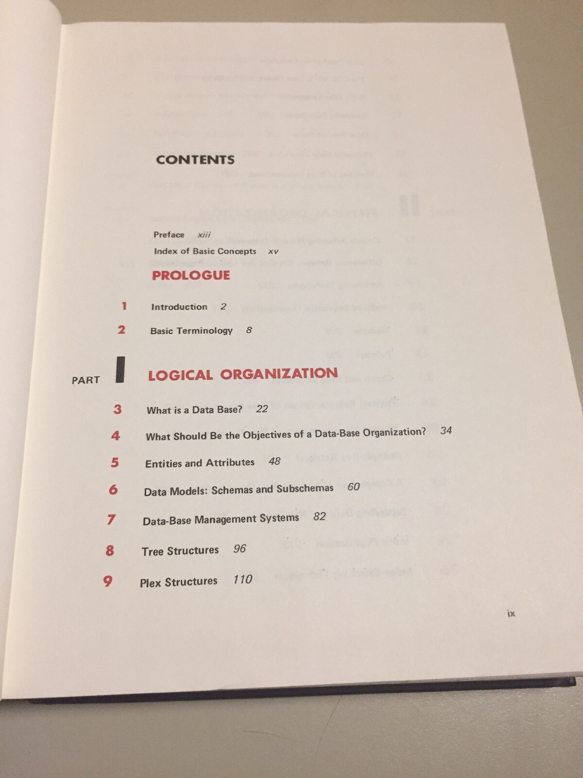 Vintage 1977 Computer Data-base Organization Martin