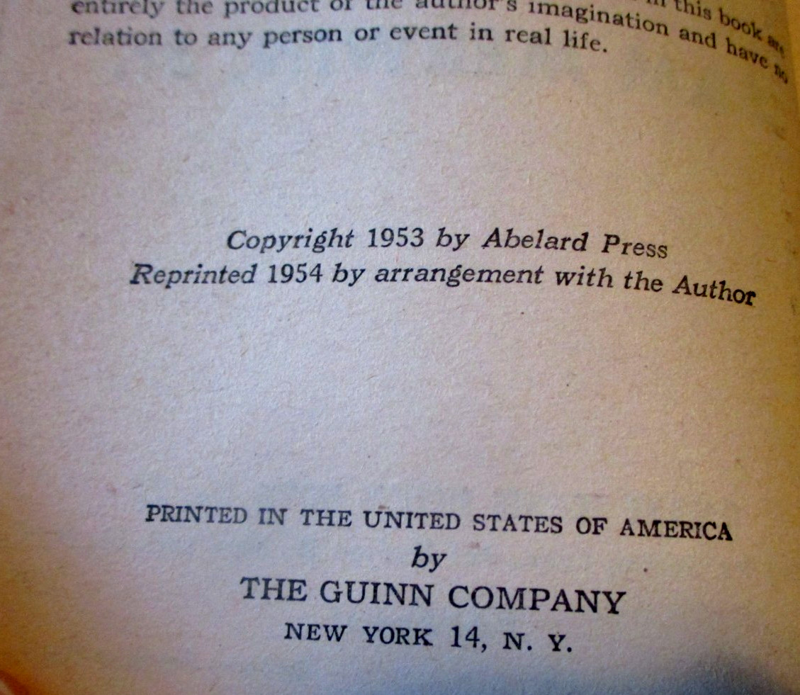 11-1950’S SCIENCE FICTION SCI-FI ALIEN-PULP PAPERBACK BOOK-FEAR- L.RON HUBBARD