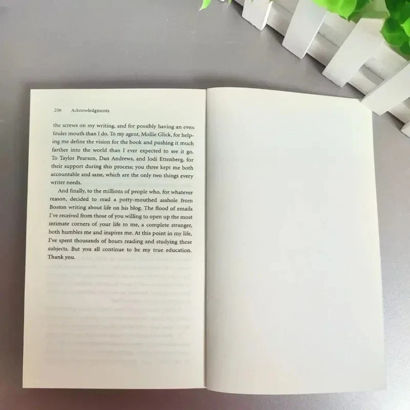New „The Subtle Art Of Not Giving A F Mark Manson Hardcover“ Stress Relief Book