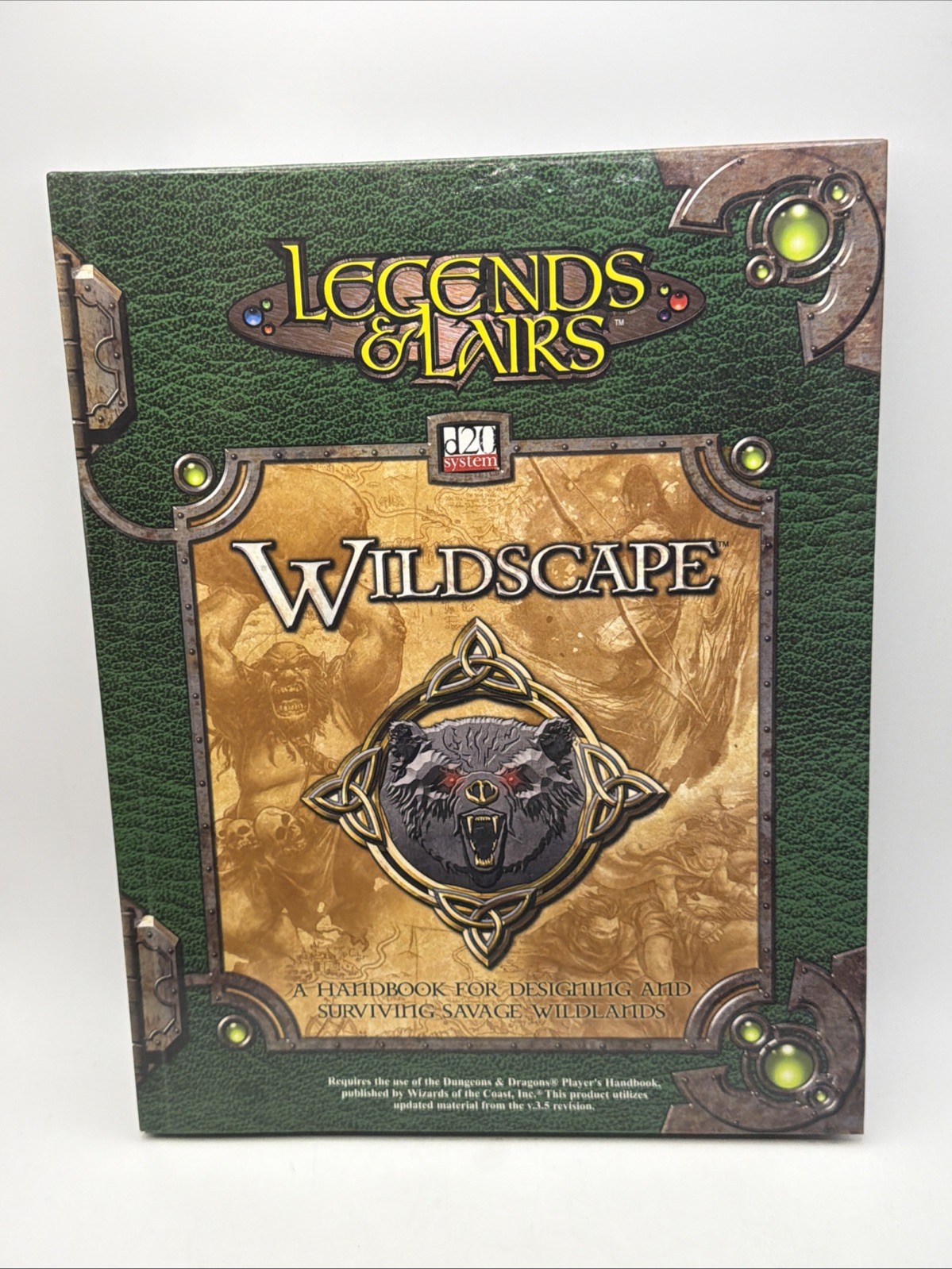 Legends & Lairs Wildscape Fantasy Flight Games 2004 Hardcover