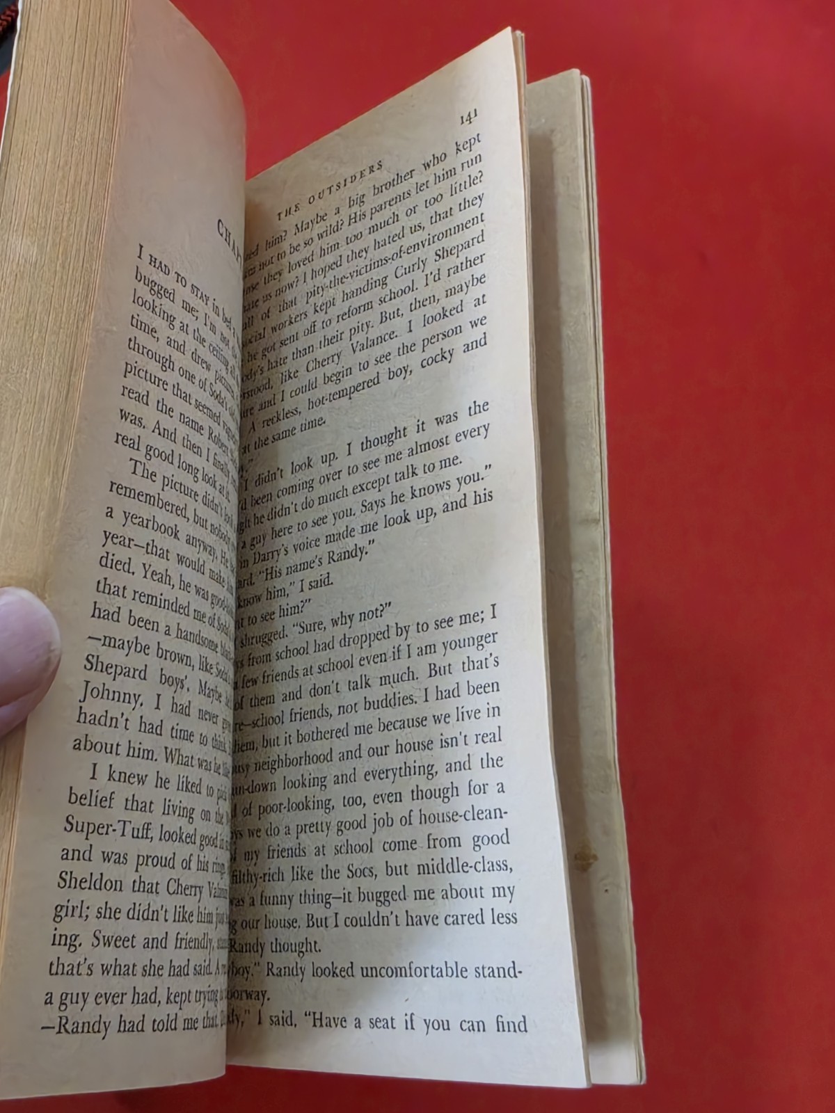 Nice Copy – The Outsiders S.E Hinton Movie Tie-In 1982 Laurel Leaf PB – Coppola