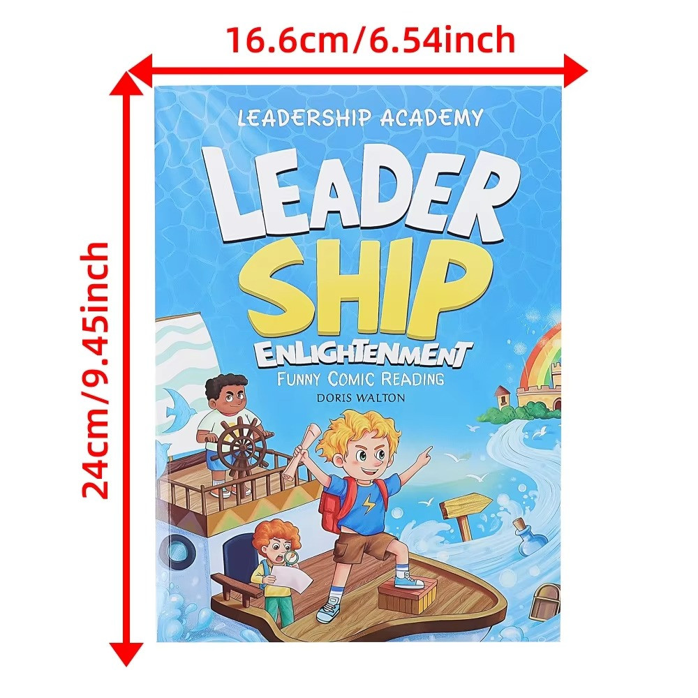 LEADER SHIP ENLIGHTENMENT Comic Book Kids Communication Leadership English KU