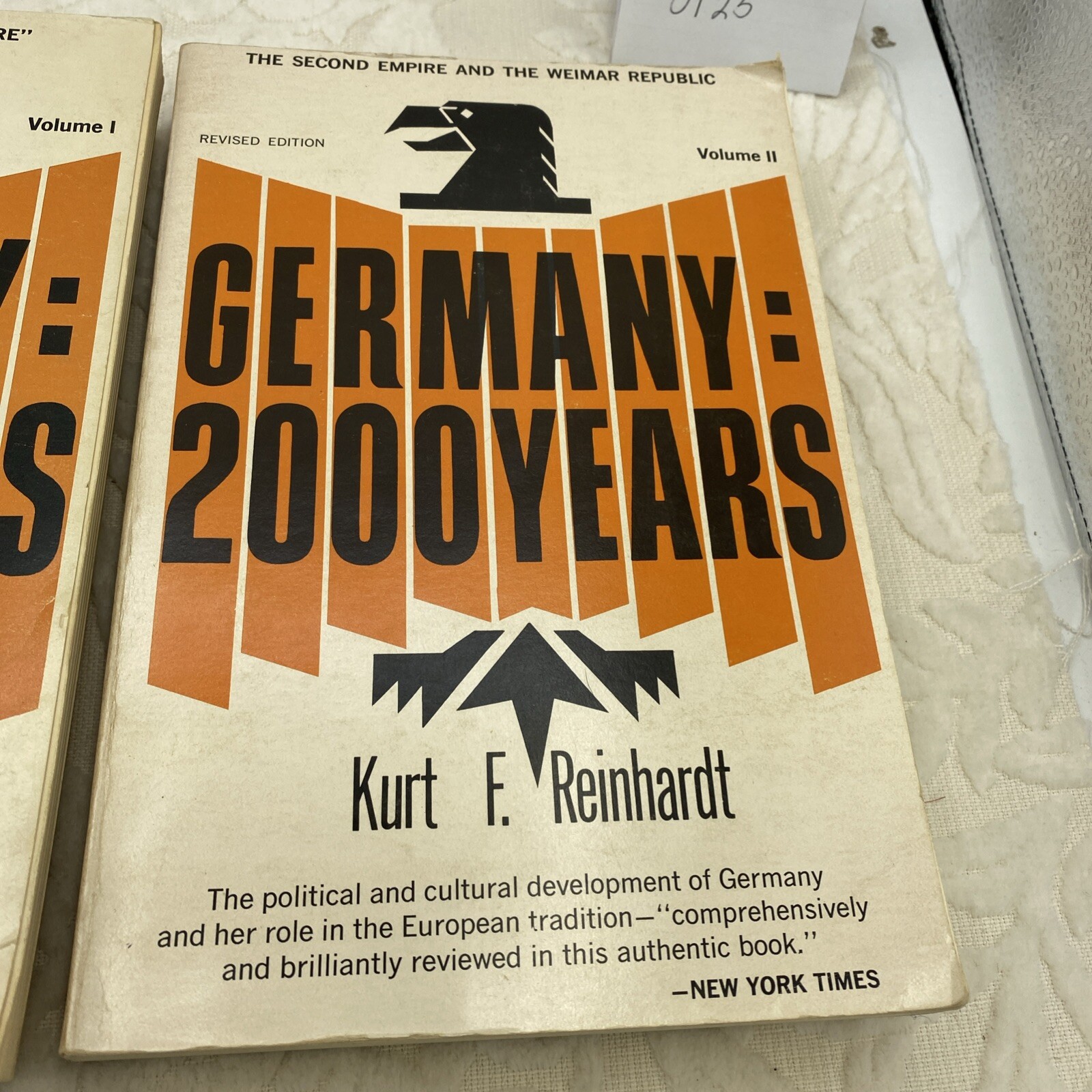 Germany: 2000 Years, Volumes I and II Set, Reinhardt 1961