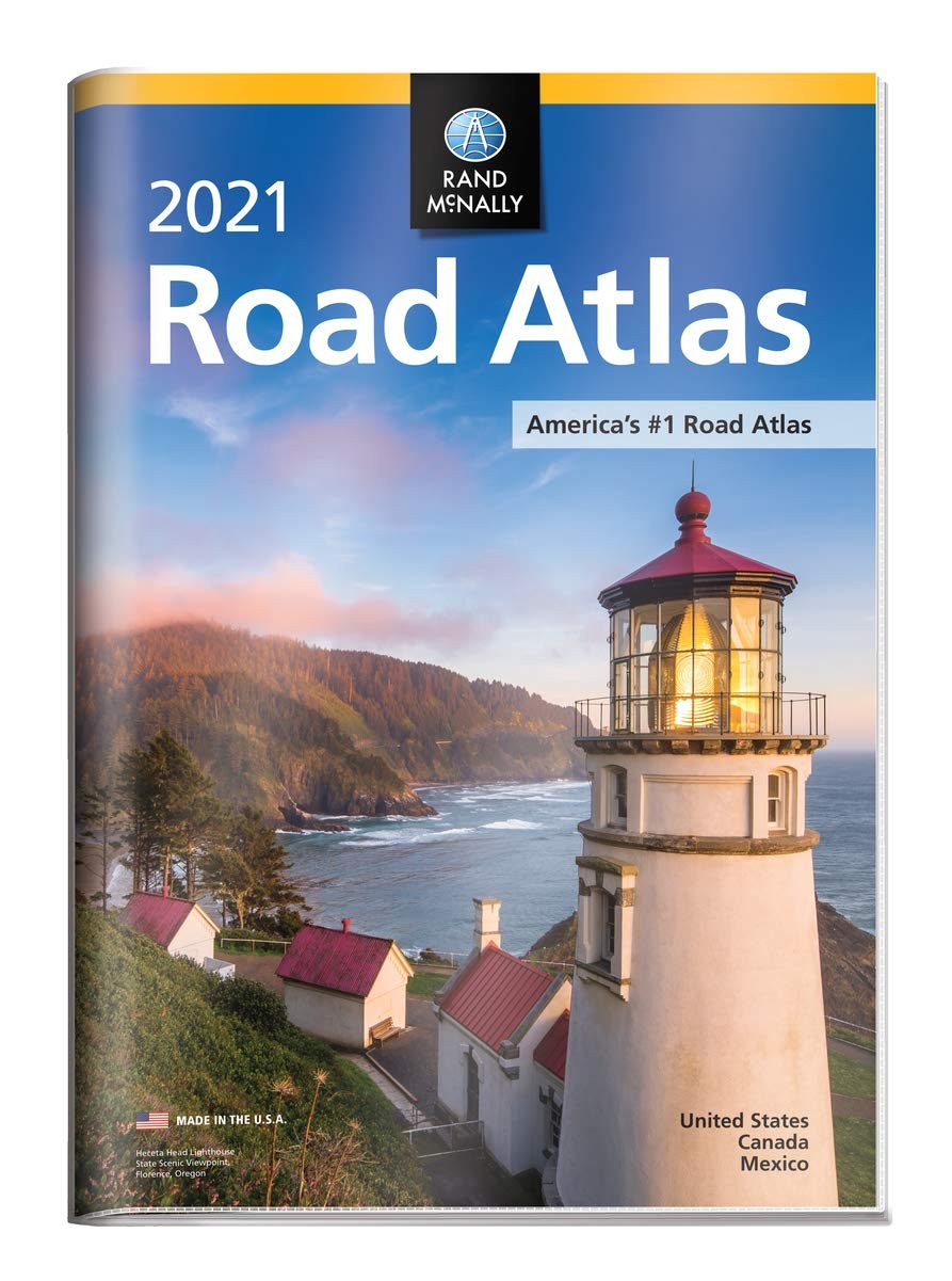 Rand McNally 2021 Road Atlas United States/Canada/Mexico With Protective Vin…