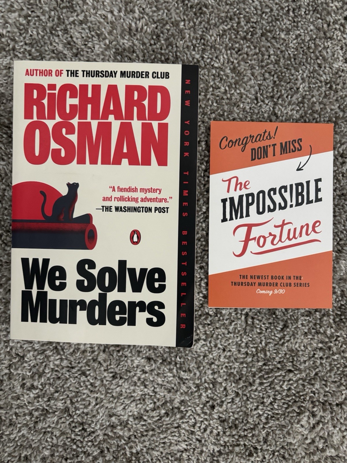Richard Osman We Solve Murders Paperback Thursday Murder Club Novel 2024