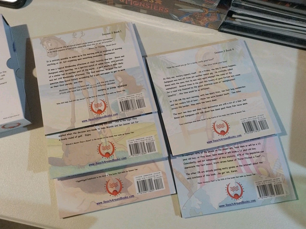 Reach Around Books Seasons 1 & 2 Box Set by Bimisi Tayanita (2020, Hardcover)