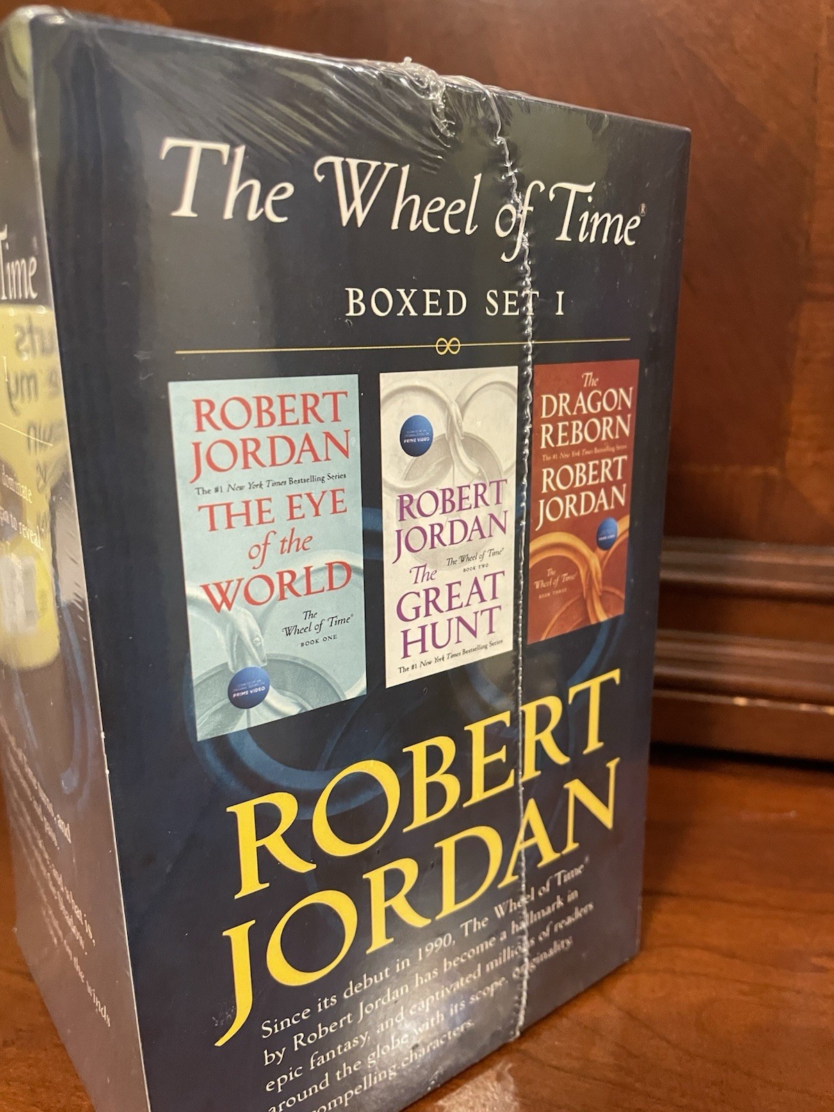 SEALED THE WHEEL OF TIME BOXED SET 1 by Robert Jordan 3 Book Set NEW SEALED