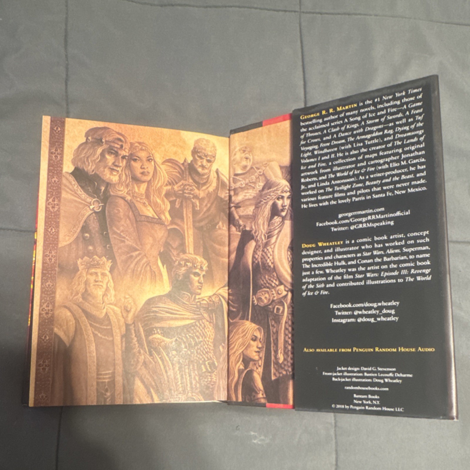 George R.R. Martin Fire & Blood (A Song of Ice and Fire) Illustrated HC 2018