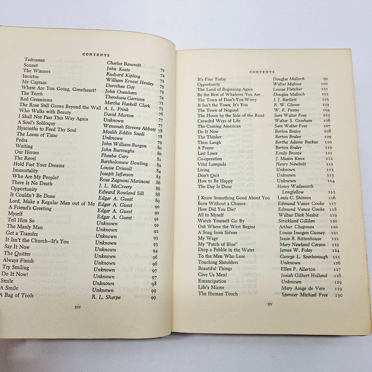 Antique 1936 Poetry Book – Best Loved Poems of American People Hazel Felleman HC