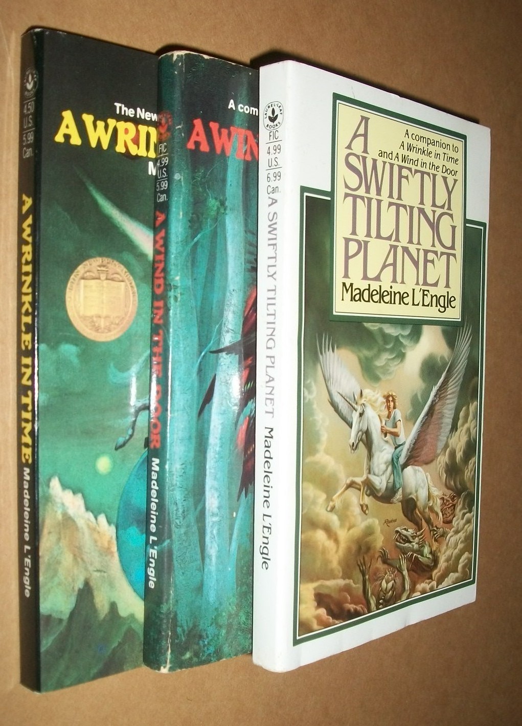 Madeleine L’Engle Trilogy 1-3 Murry Kairos vintage 70s Laurel-Leaf lot of 3 PBVG