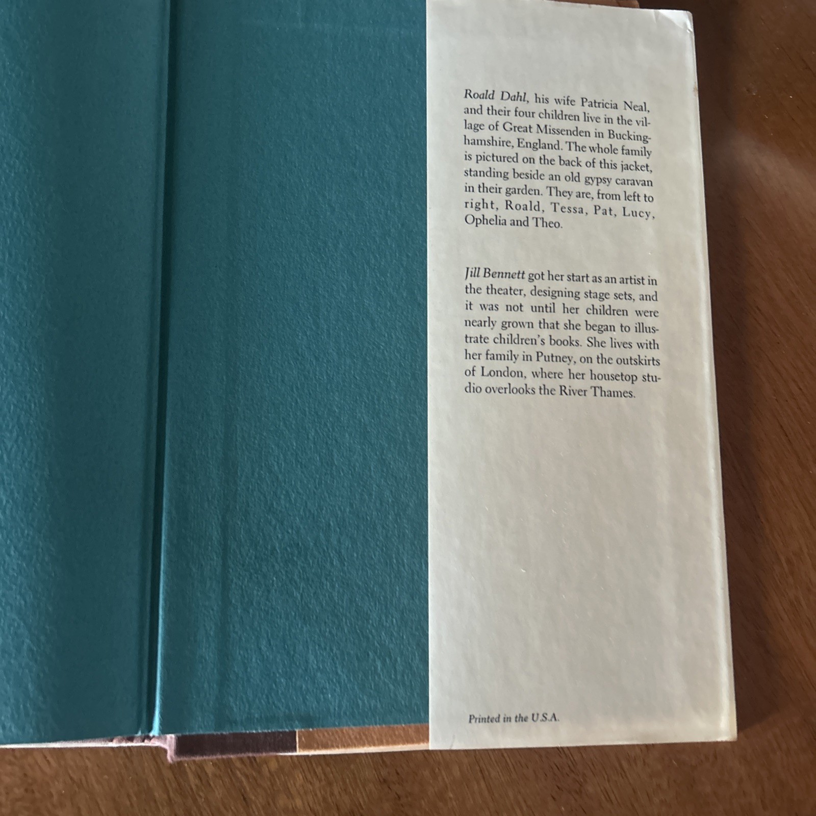 1st Printing ROALD DAHL DANNY THE CHAMPION OF THE WORLD ‚1975 HCDJ Like New