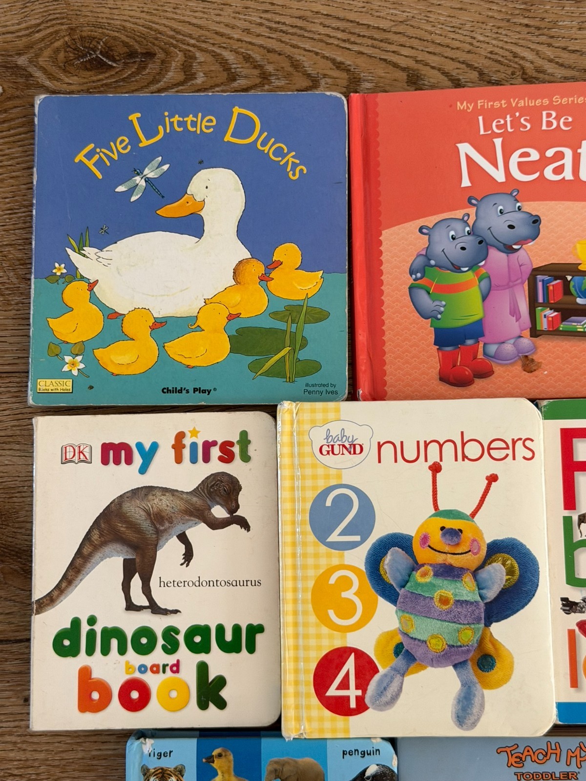 10 Toddler Board Books Lot ABC Numbers Animals Dinosaur Priddy Baby DK Learning