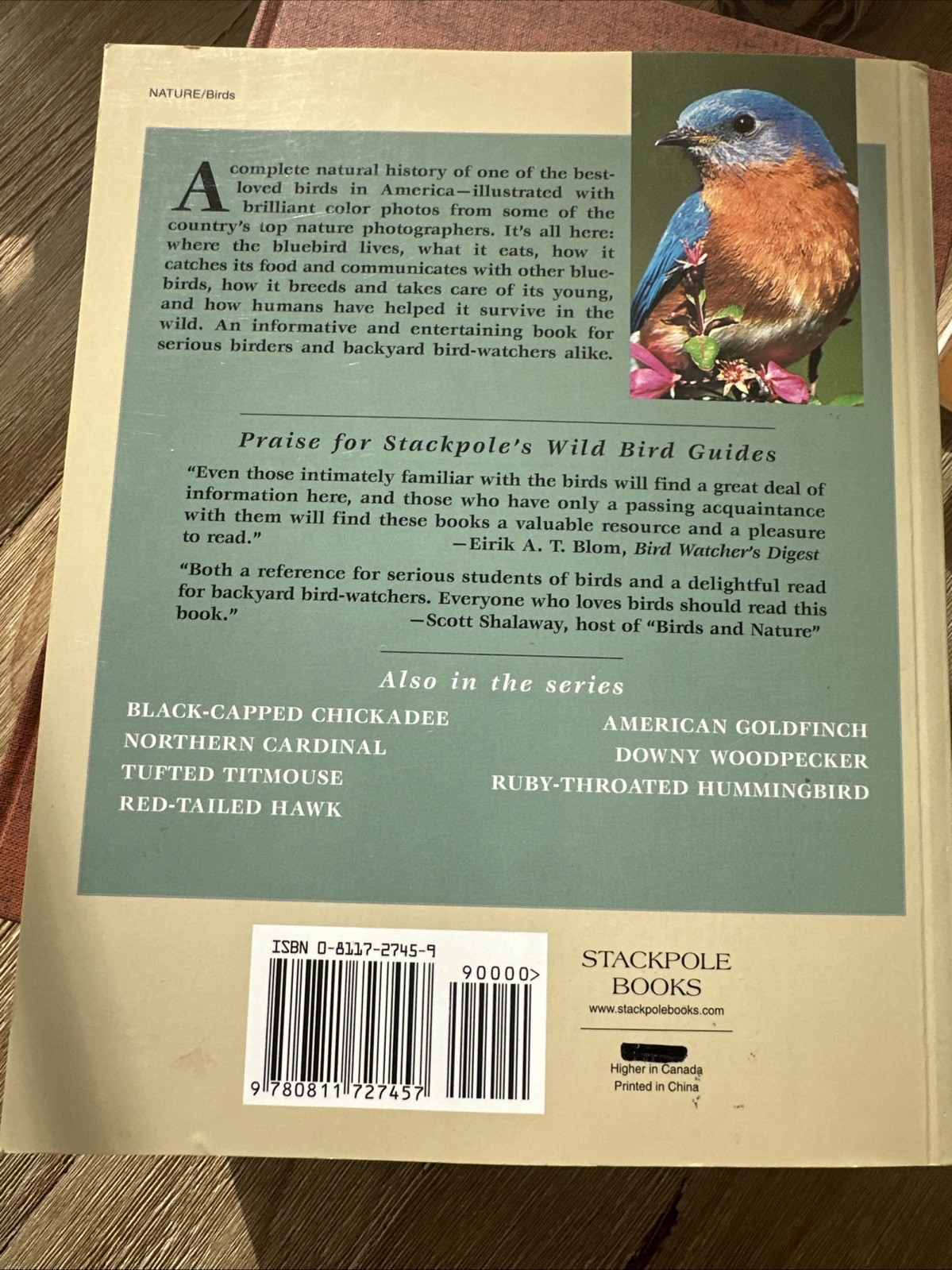 Wild Bird Guide: Eastern Bluebird (Wild Bird Guides) by Ritchison, Gary Book