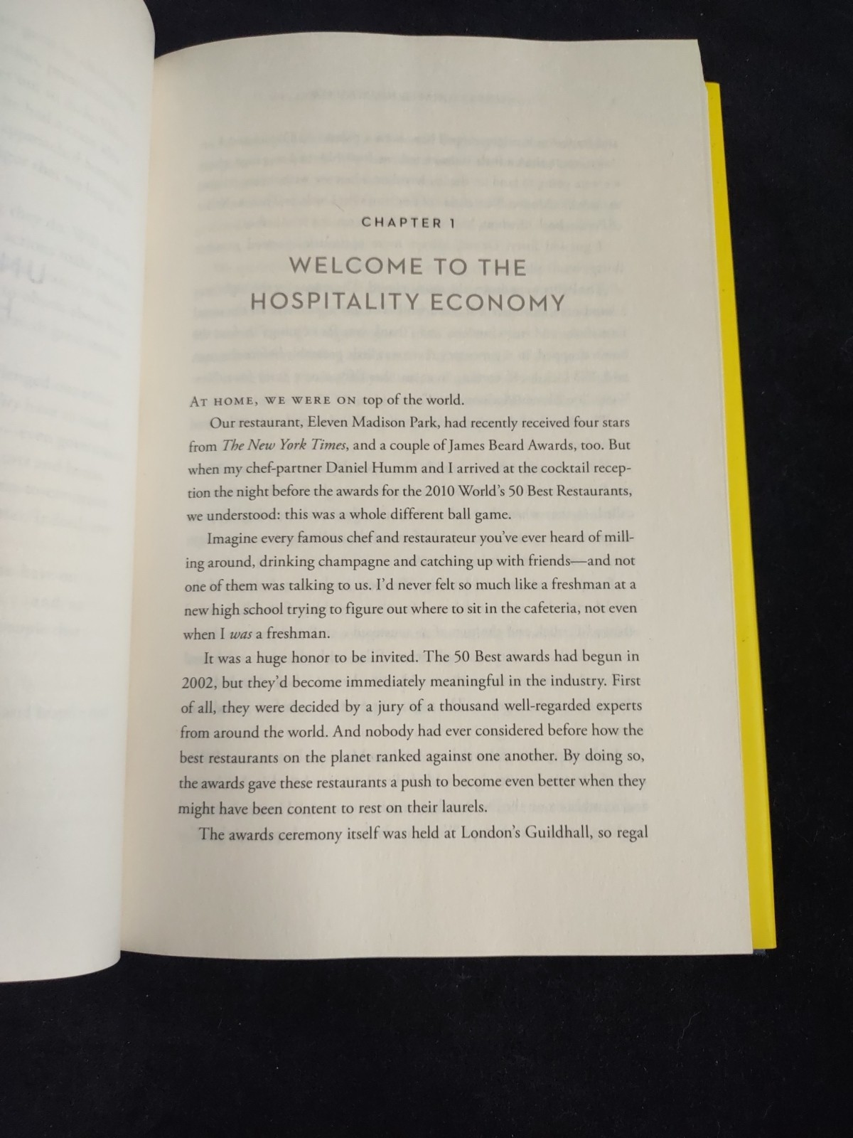 Unreasonable Hospitality Will Guidara Hardcover Book Management Business Service