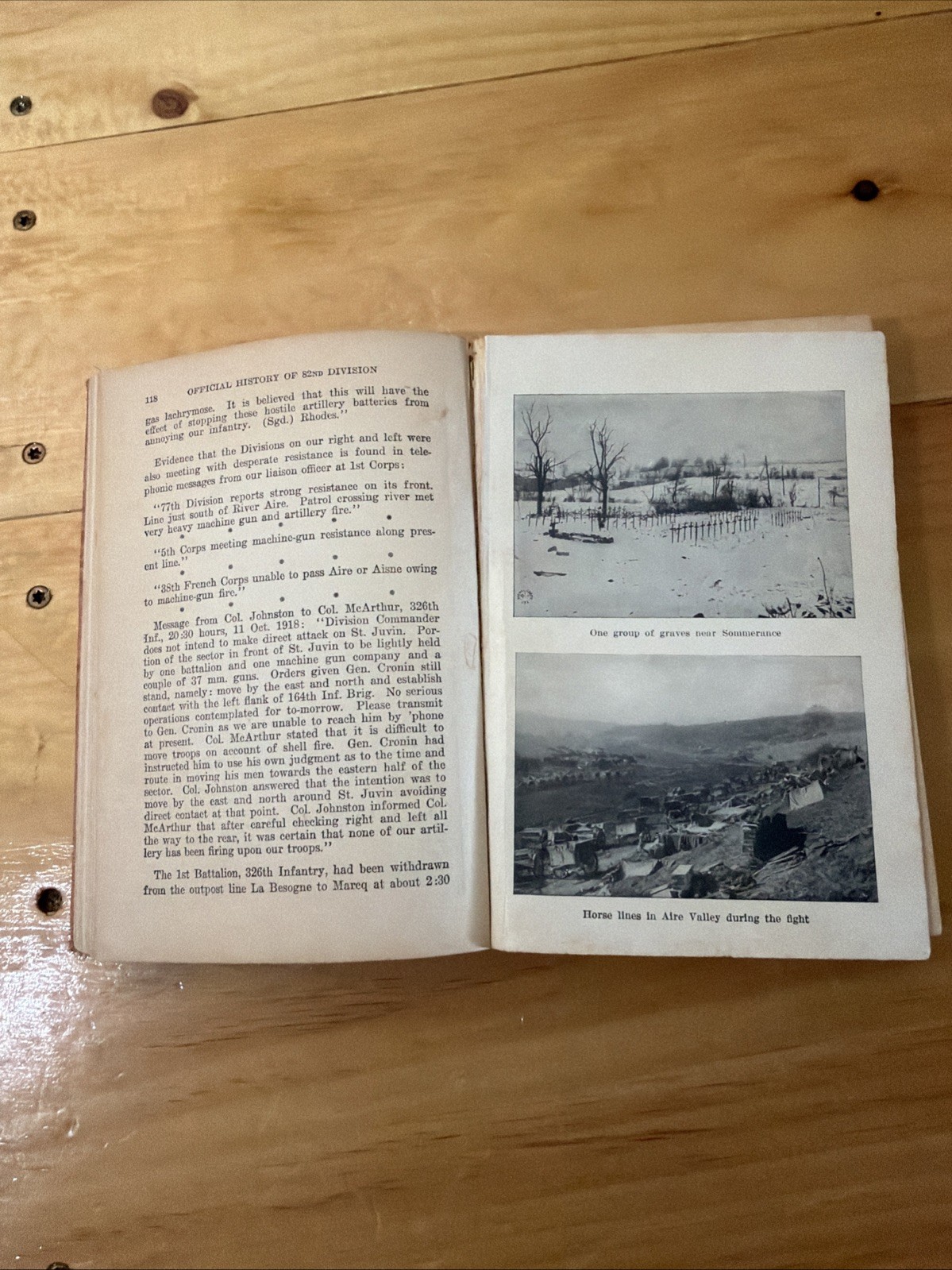 Vintage Official History of the 82nd Division American Expeditionary Forces 1919