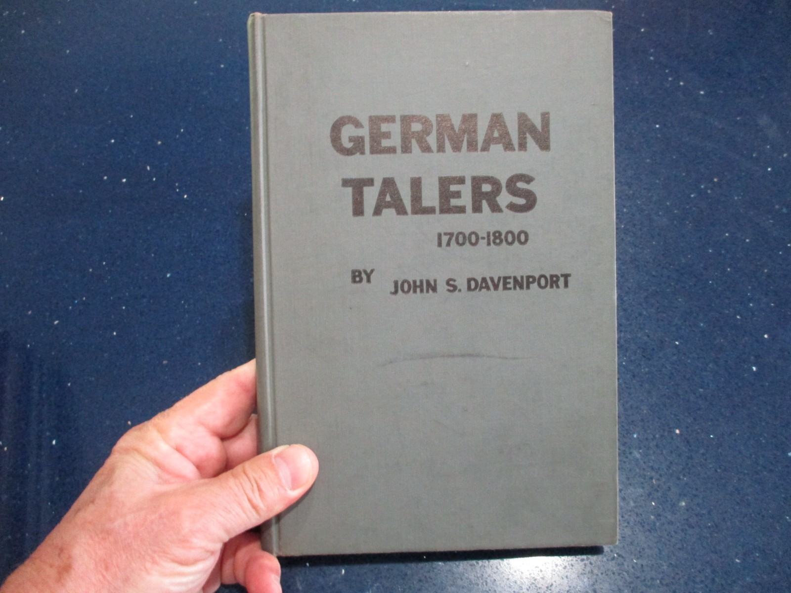 GERMAN TALERS 1700-1800 w/ORIG VALUE SHEET! Book by John S Davenport SIGNED!