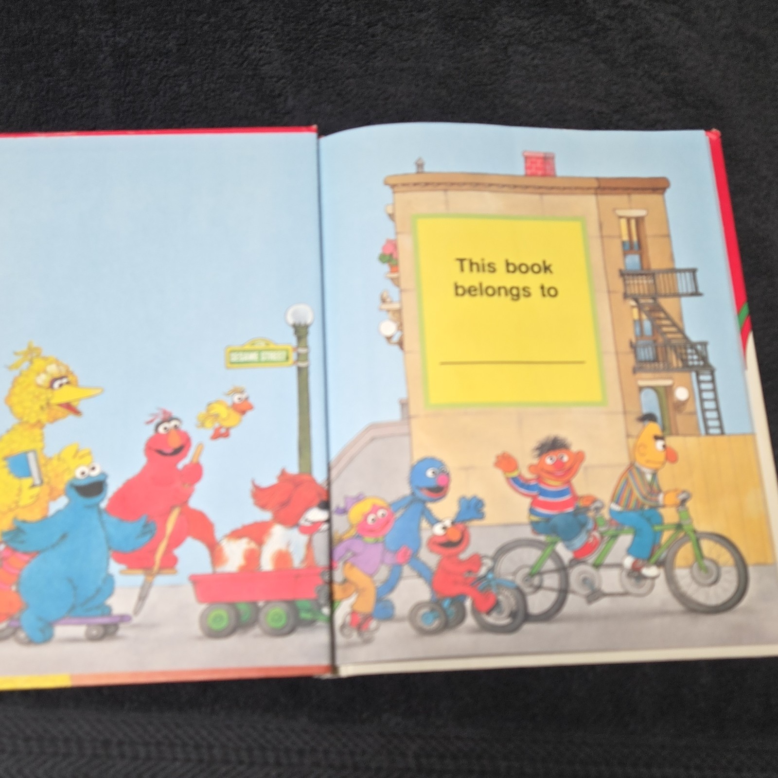 On My Way with Sesame Street: My ABC’s Hardcover Funk & Wagnalls 1989 Illus