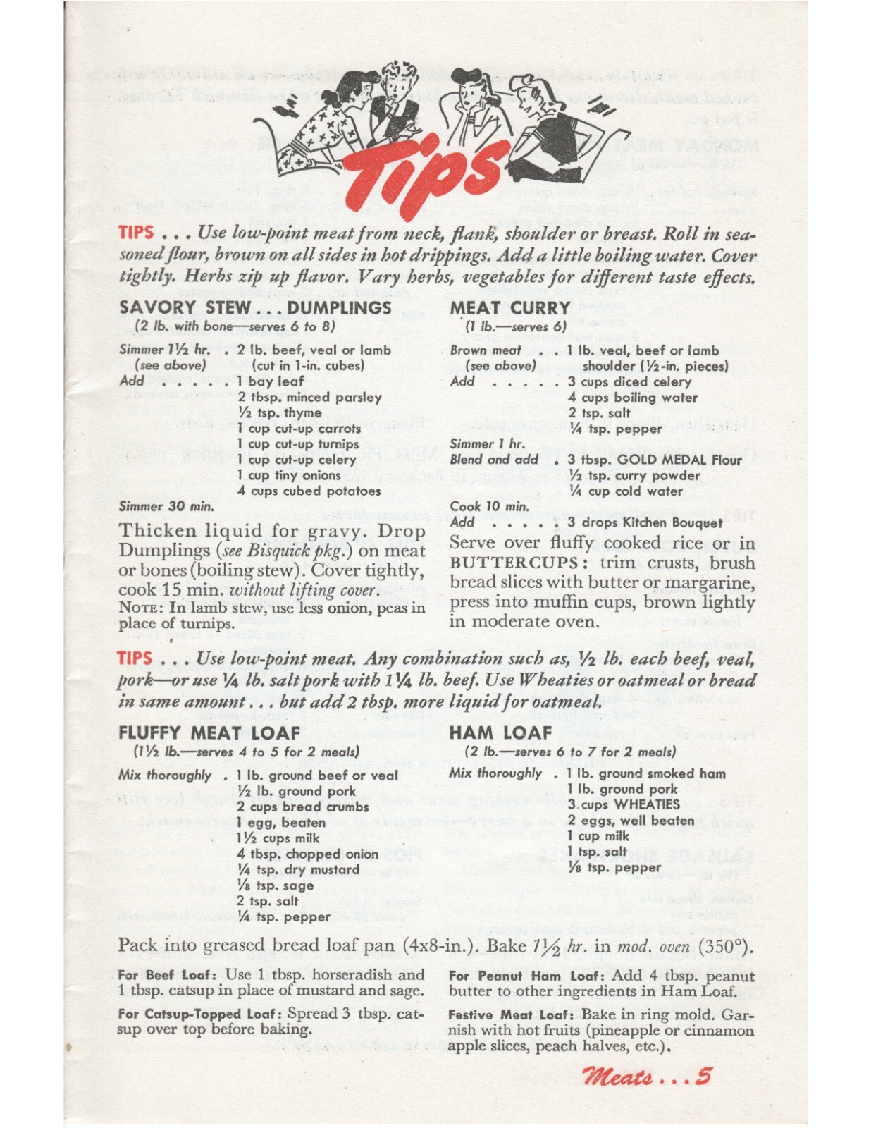 Betty Crocker: Your Share (WWII War Time Rations Cookbook) – Color Reprint NEW