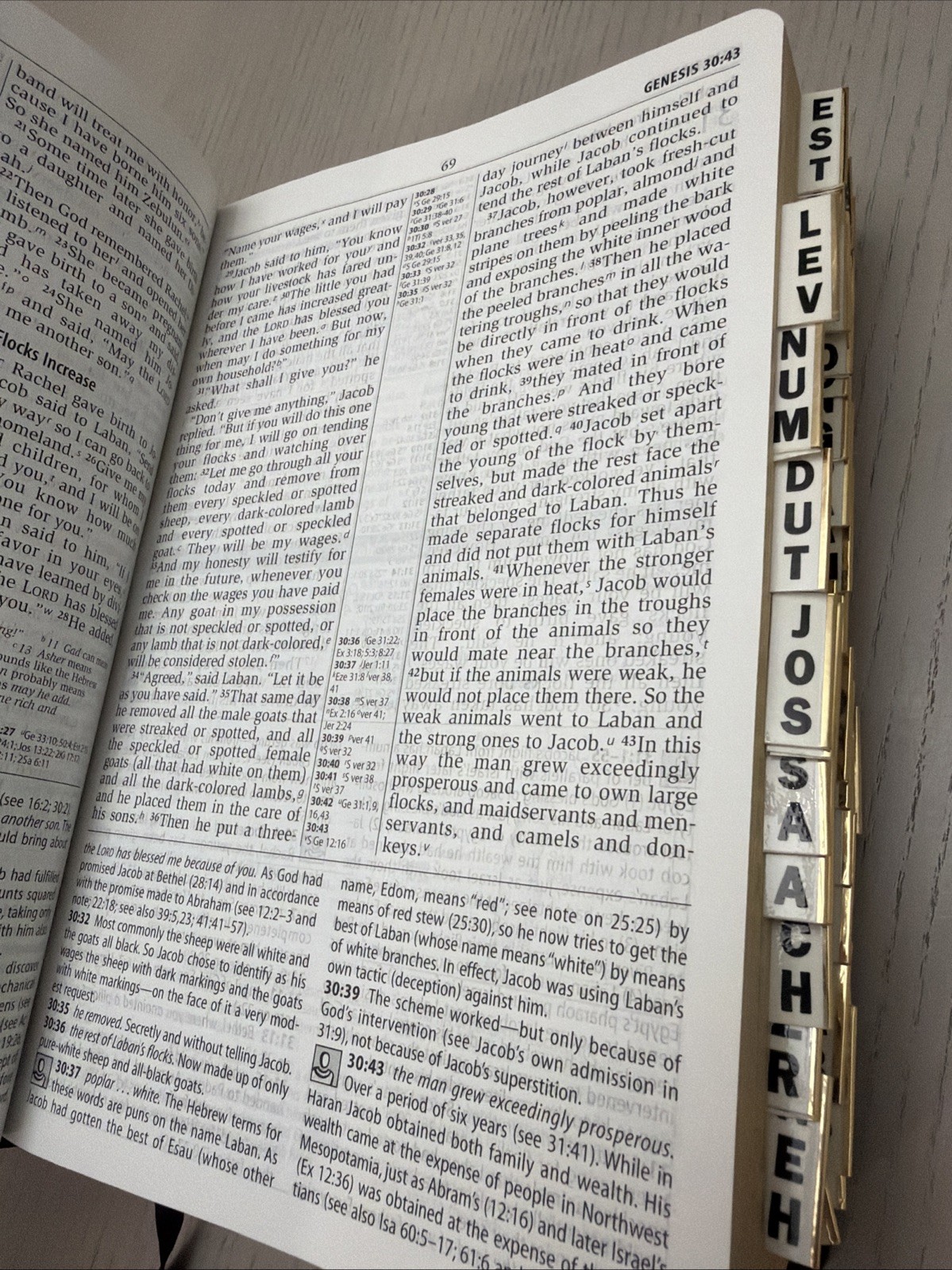 NIV Study Bible by Zondervan Staff 2000 bonded leather