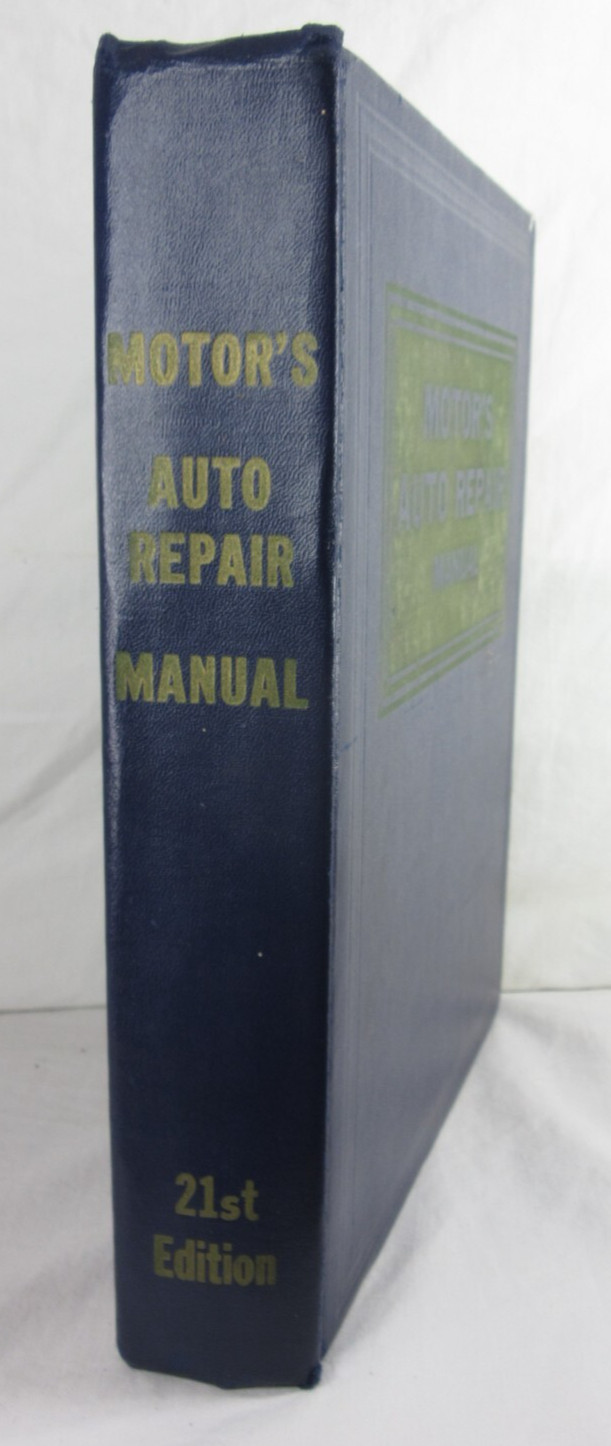 MOTORS AUTO REPAIR MANUAL * 1958 Third Printing * 1949-1958 Models – 21st -Book