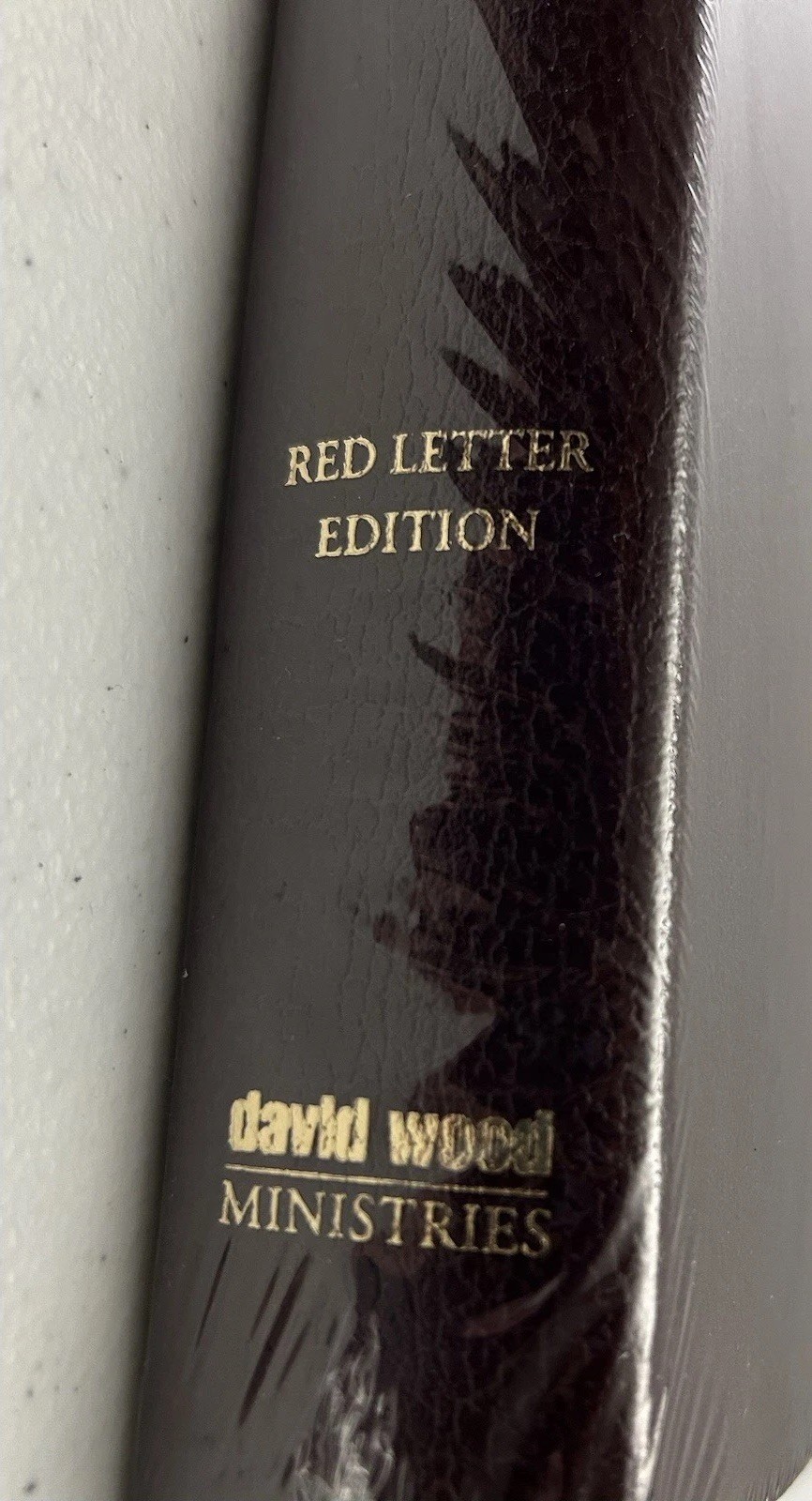 Tim Lahaye Prophecy Study Bible KJV Genuine Leather Red Letter AMG W/David Wood