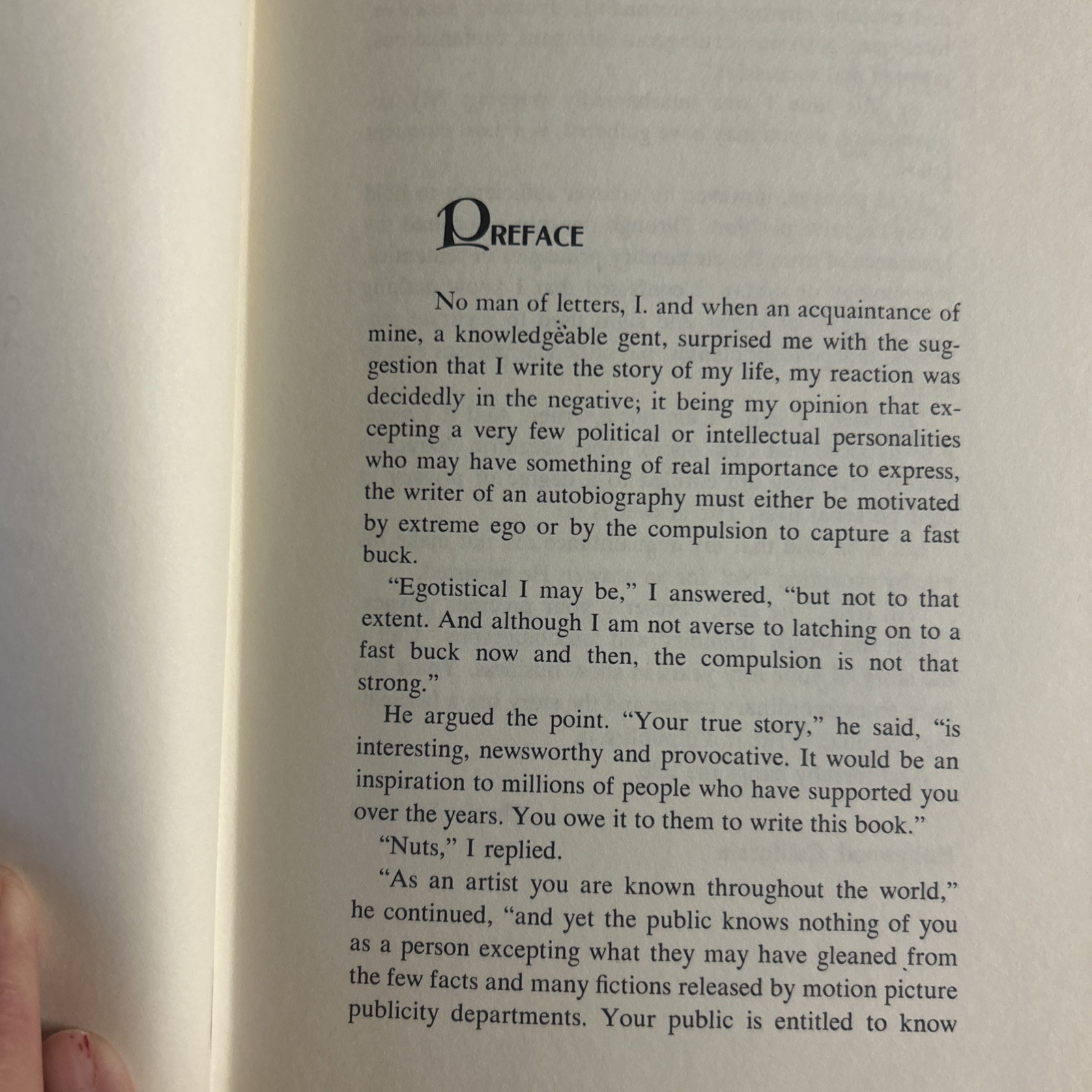 Bulls, Balls, Bicycles & Actors, Bickford, C, strong willed actor, 2nd Printing
