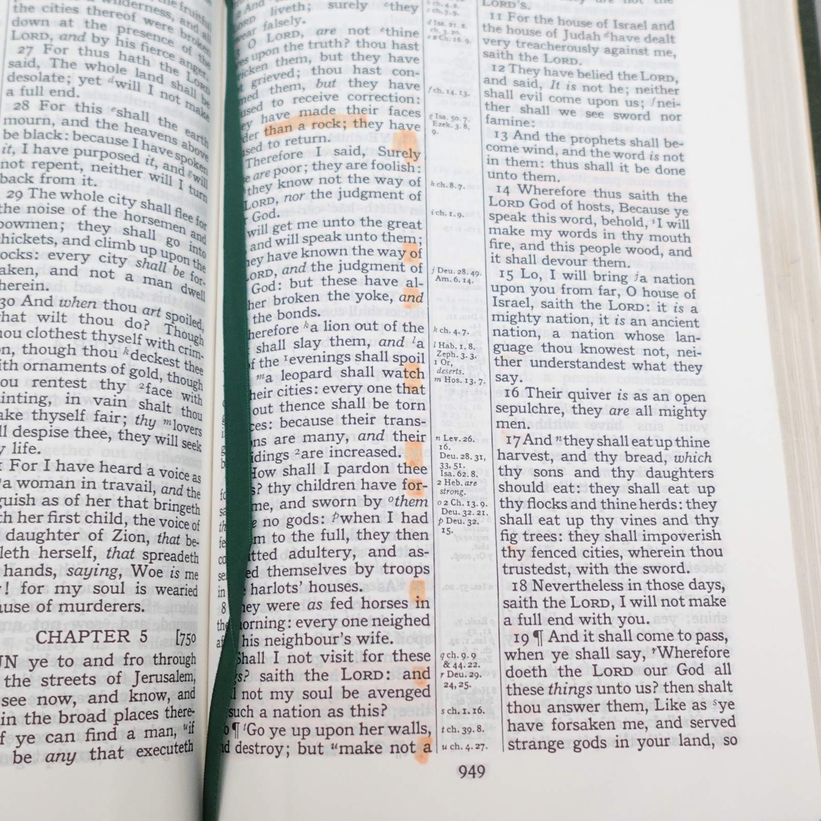 Rare Kenneth Hagin Ministries Rhema KJV Study Bible Calfskin Green by Cambridge
