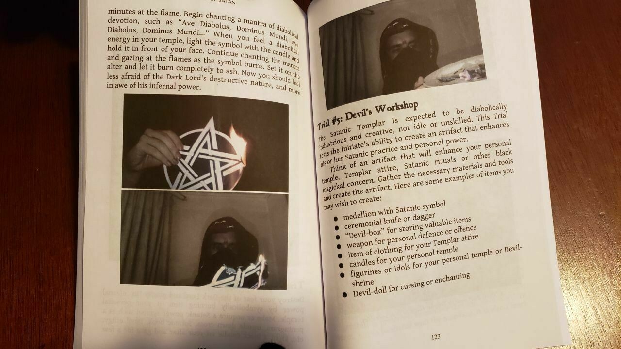Theistic Satanic Devil Worshipping Book: Temple of Satan – Red Disciples Book