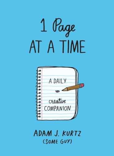 1 Page at a Time (Blue): A Daily – Paperback, by Kurtz Adam J. – Very Good