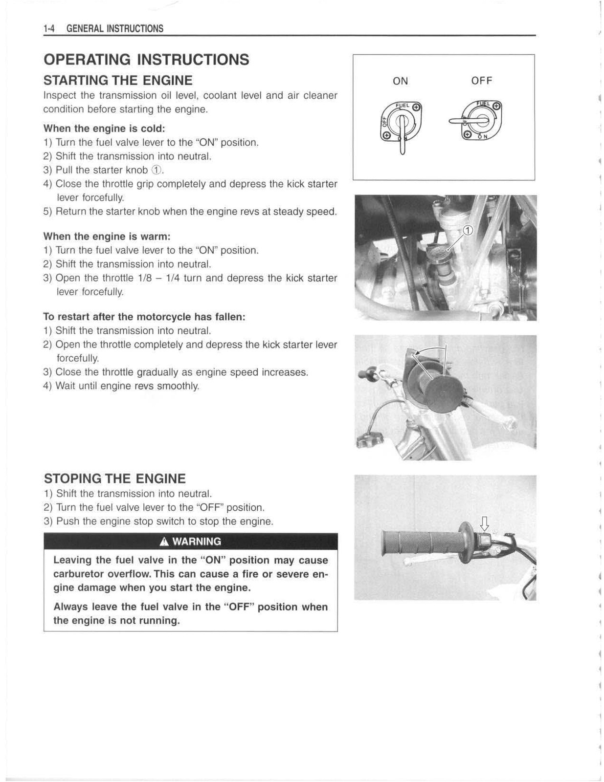 SUZUKI RM125 Owners Service Manual 2001 – STEEL WIRE BOUND – TOUGH COVERED