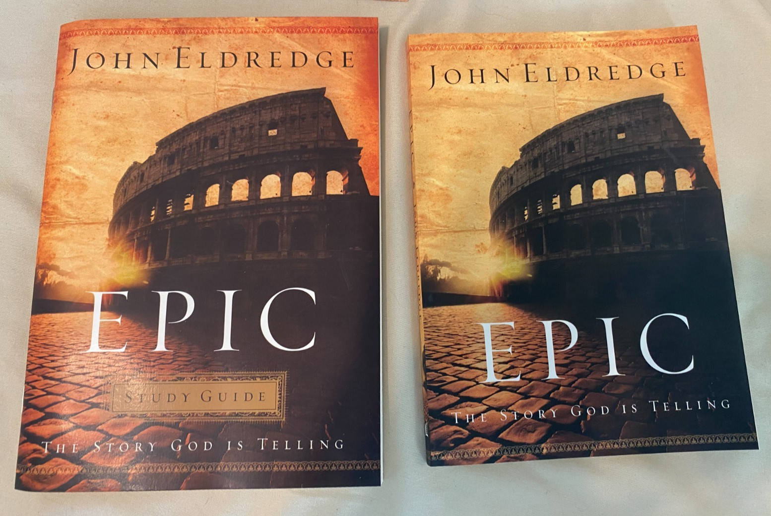 Epic Church Kit DVD and Paperback By Eldredge, John – unused