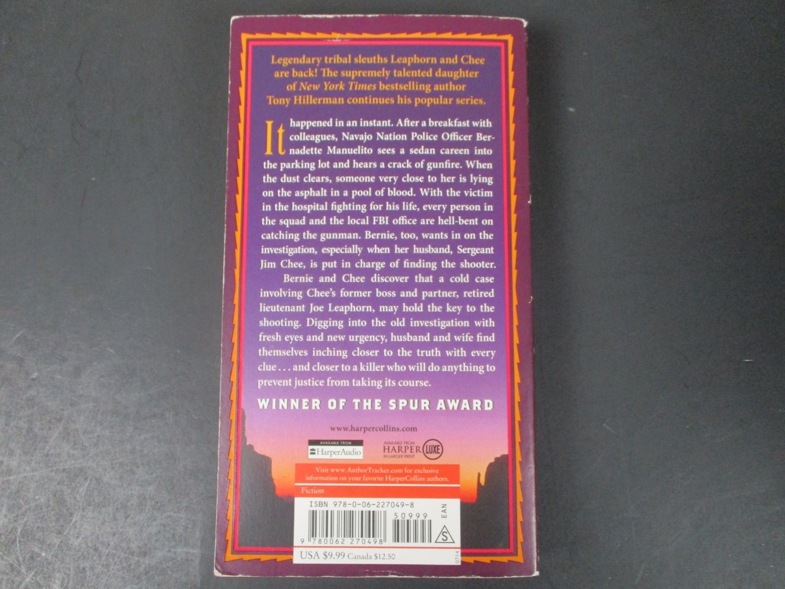 Spider Woman’s Daughter Anne Hillerman 2014 Paperback Mystery HarperCollins PB