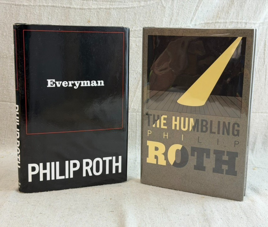 Philip Roth 1st Edition Hardcover Lot ~ Everyman & The Humbling ~ Fine Condition