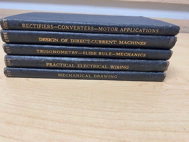 Lot of 5 International Textbook Company Scranton PA Mechanical Drawing Vintage