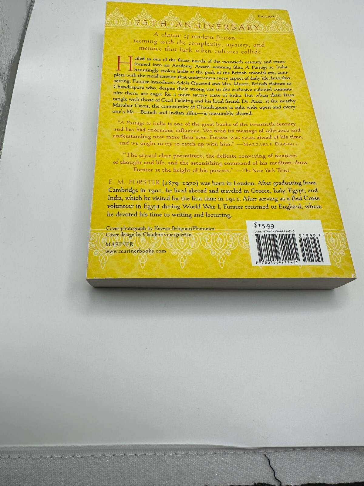 A Passage To India Paperback – March 17, 1965 ,by E.M. Forster