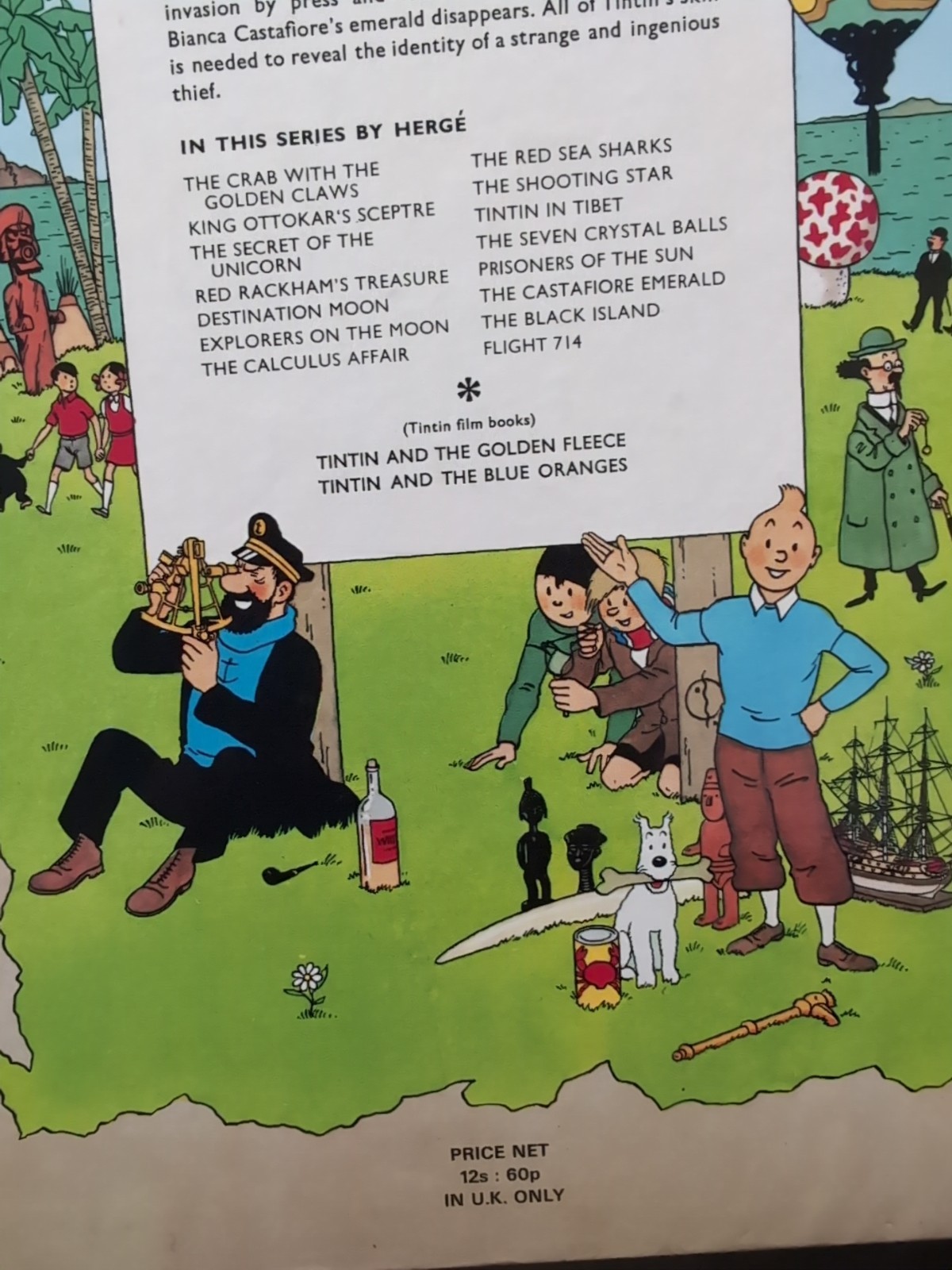 Adventures of Tintin ‚The Castafiore Emerald‘ by Herge 1970 Methuen Hardcover