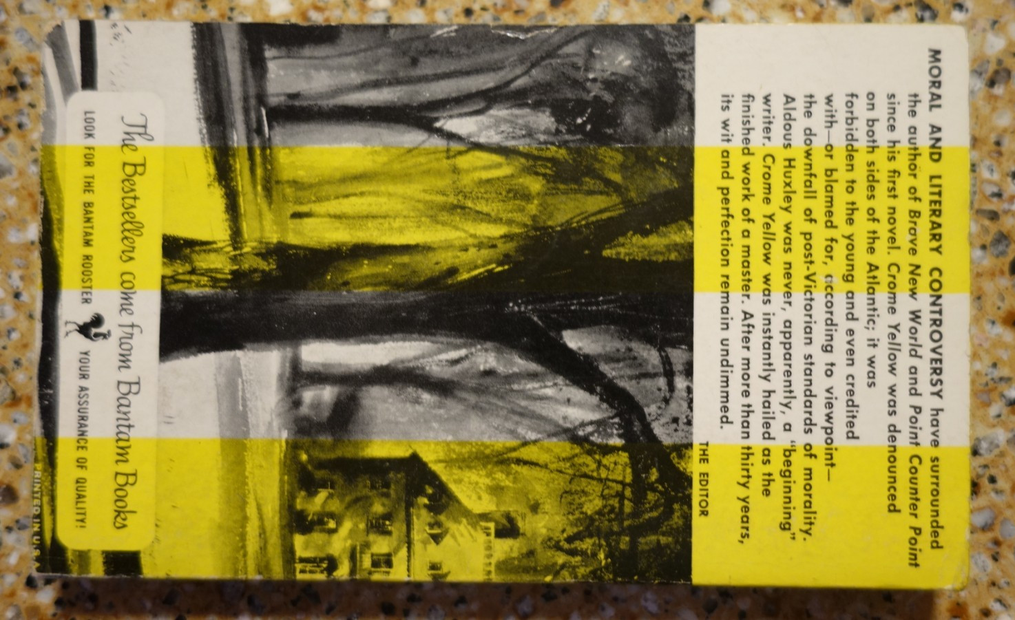 ALDOUS HUXLEY – 3 VINTAGE PAPERBACK- After Summer BRAVE NEW WORLD Crome Yellow