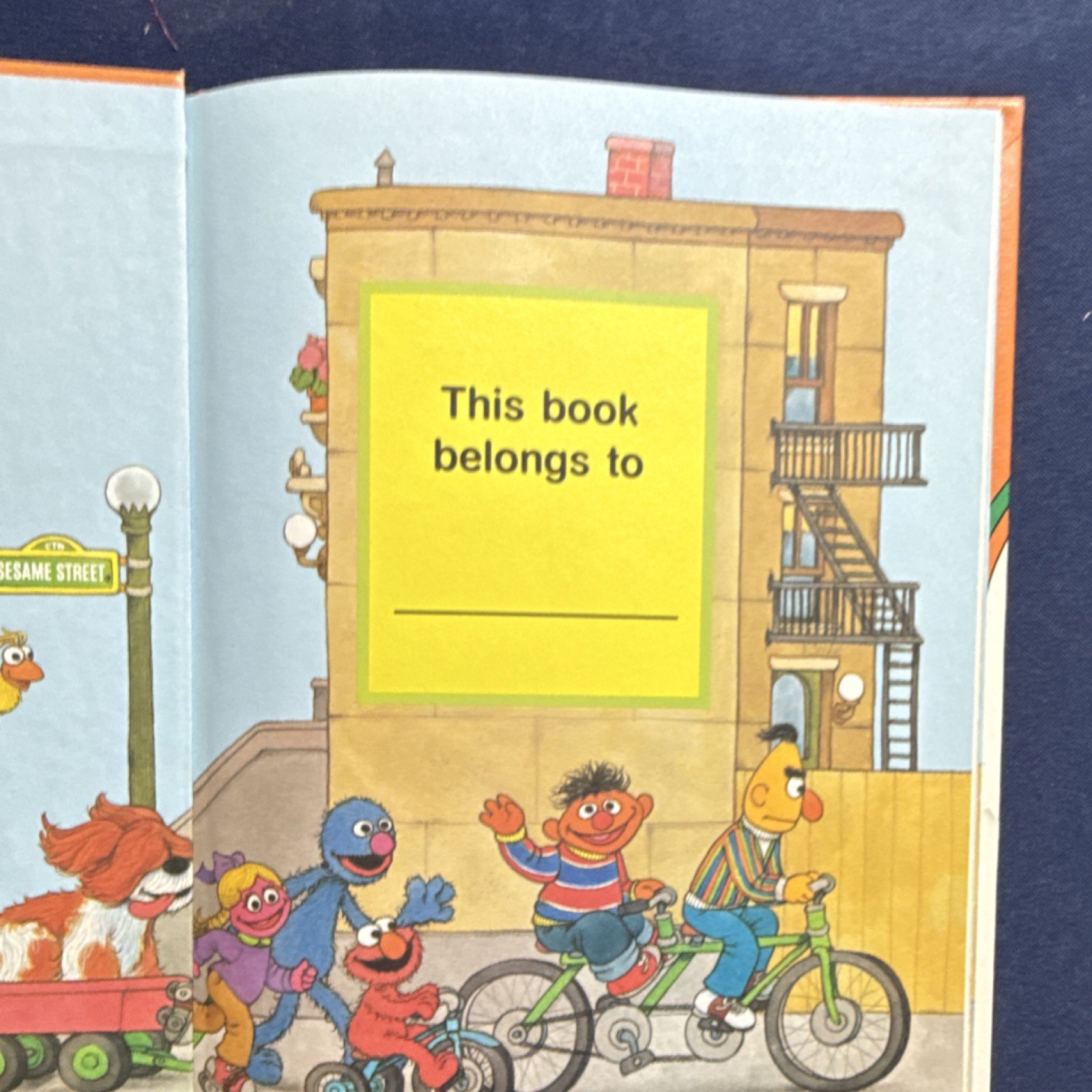 On My Way with Sesame Street Hardcover Lot (4 Books) Vol 3,4,8,9 Illustrated