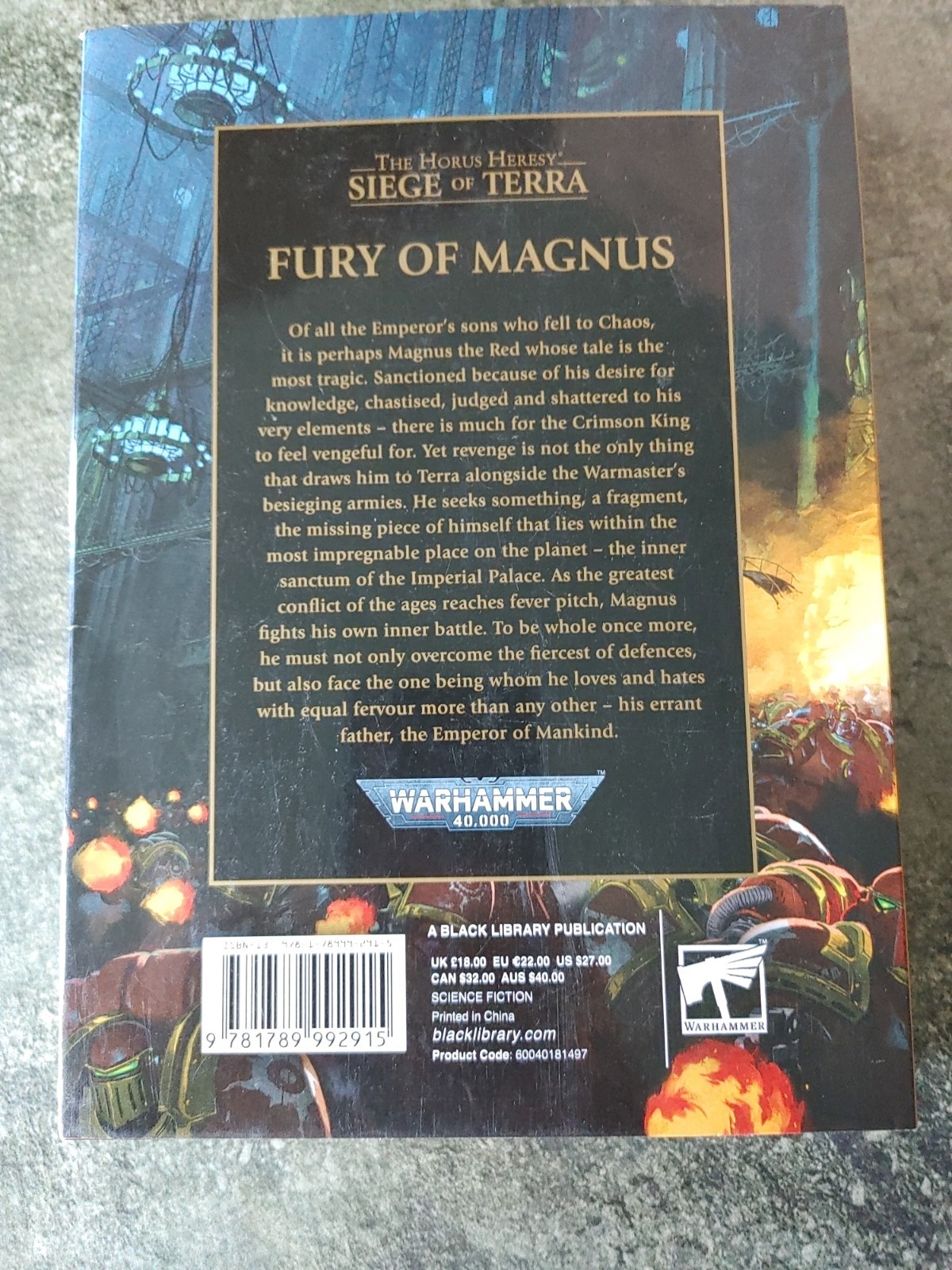 Fury of Magnus by Graham McNeill (2021, Hardcover)