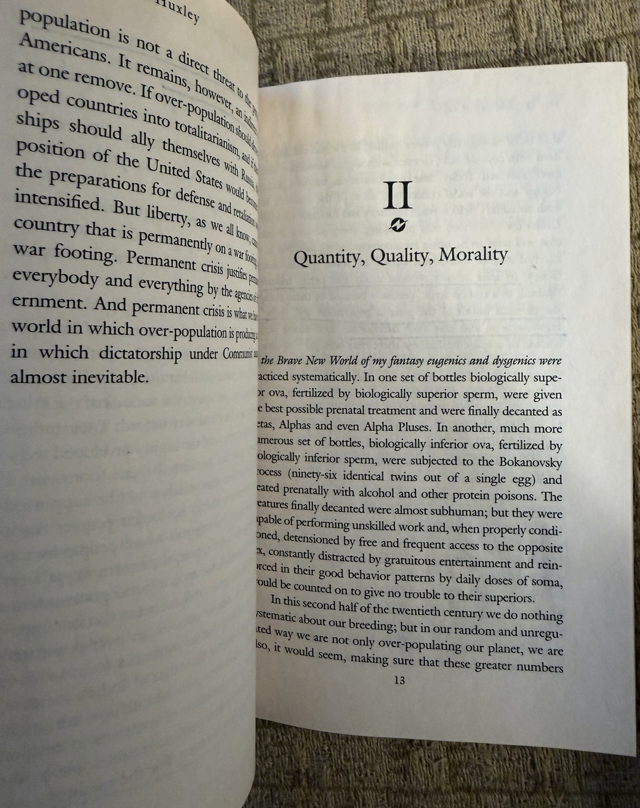 Brave New World Revisited Aldous Huxley Paperback 2006 Used Very Good Condition