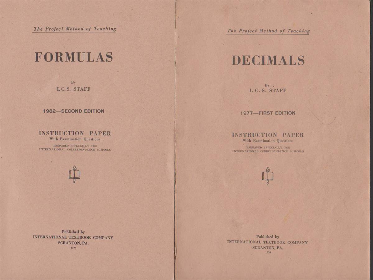 THE PROJECT METHOD OF TEACHING (9 BOOKS) GEOMETRICAL DRAWING PART 1,
