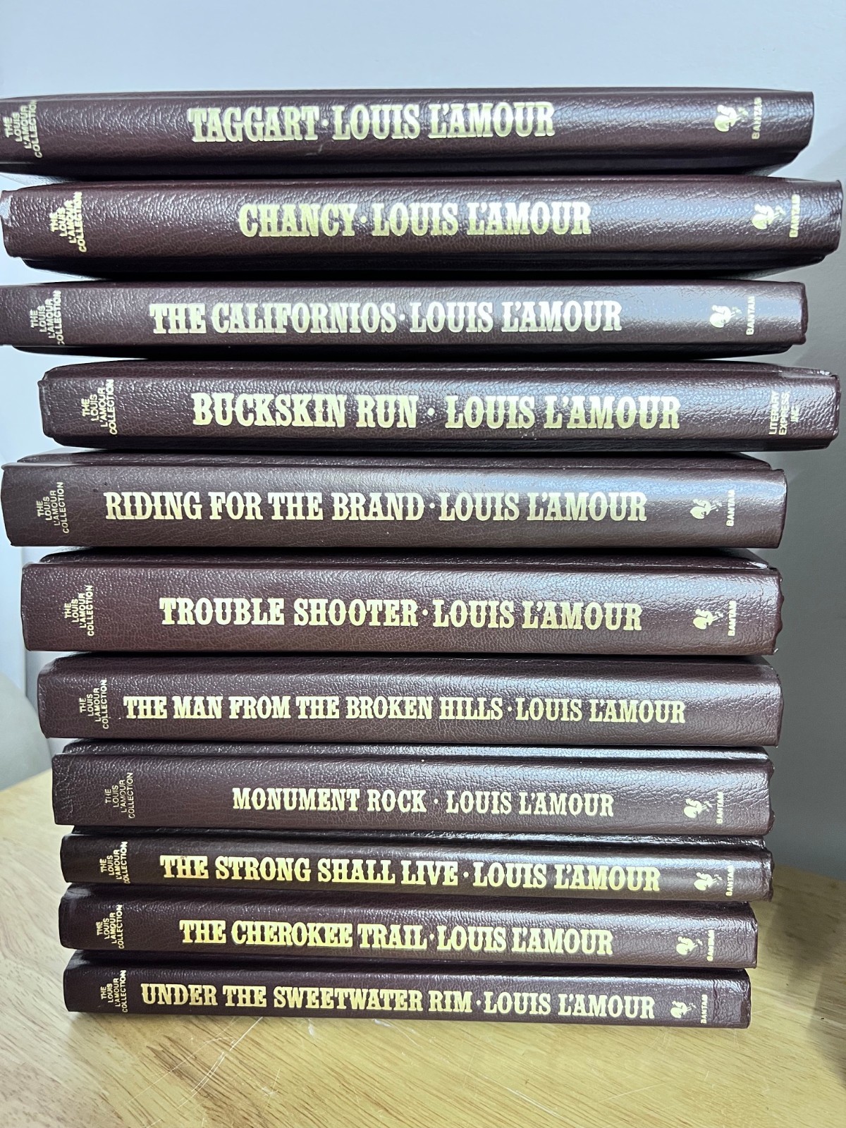 Louis L’Amour Leatherette Hardcover Books (Sold Individually) Read description!!