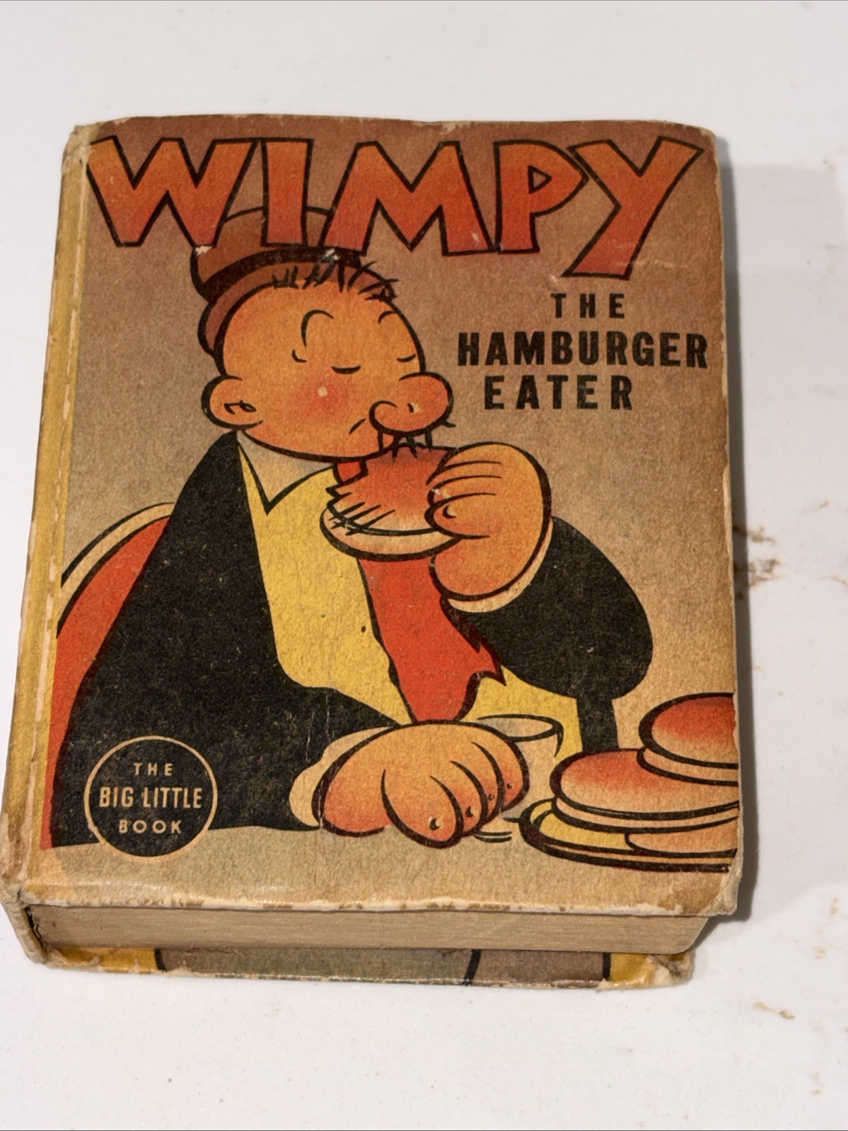 Big Better Little Book Wimpy The Hamburger Eater Whitman Publishing Comic 1938